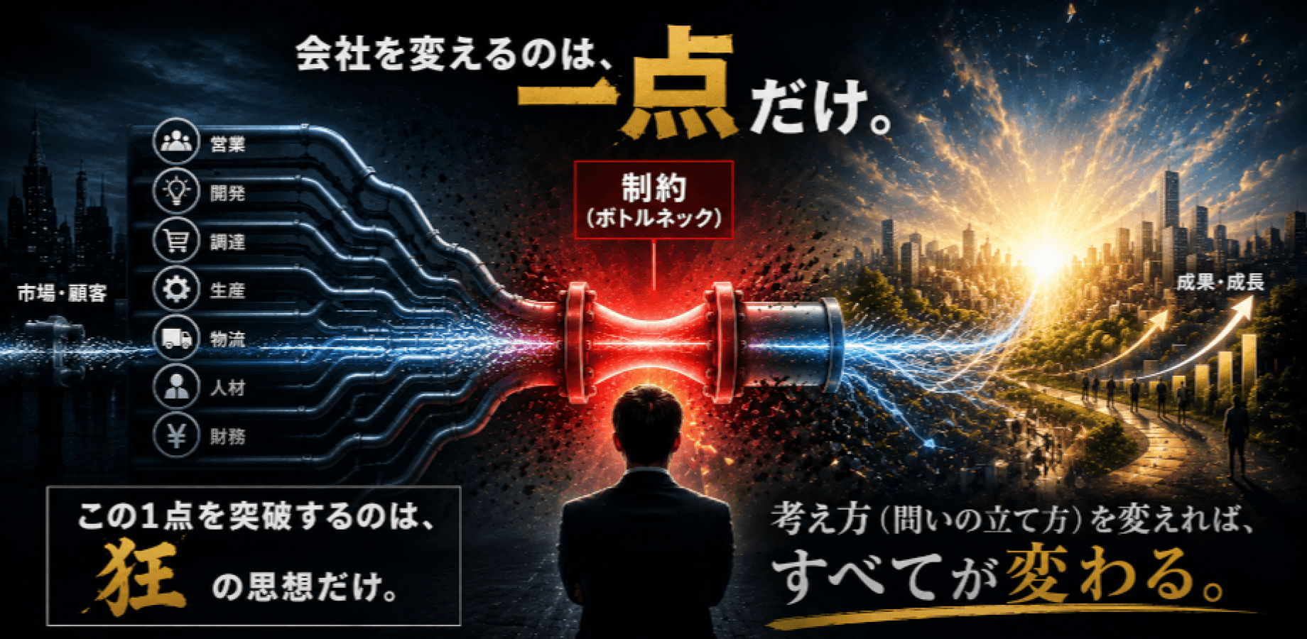 最強の戦略はボトルネック以外、何もしないことである（ウェビナー）