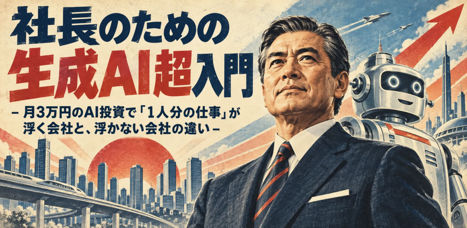 【無料】社長が最初にAIへ任せるべき3つの仕事｜中小企業の経営者向け生成AI入門