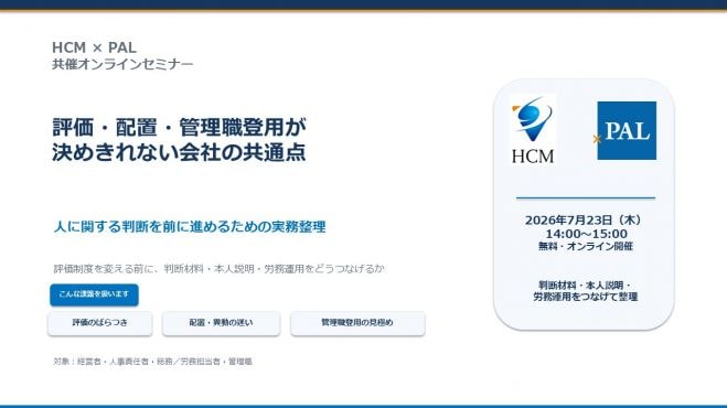 評価・配置・管理職登用が決めきれない会社の共通点